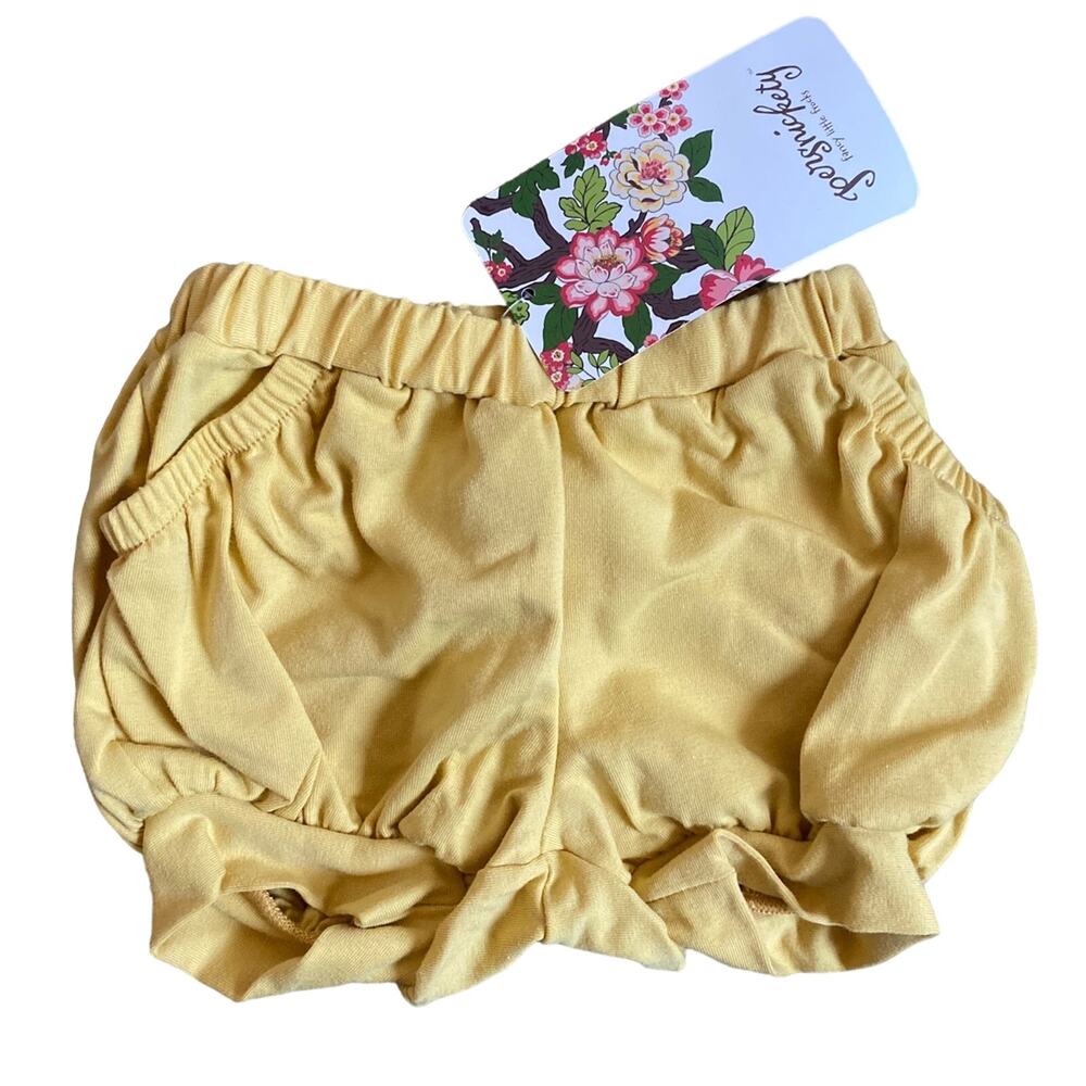 Persnickety Yellow Summer Shorts Bloomers- Size 3-6m NWT Casual Fashionable Cute